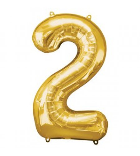 BALÃO DOURADO NUMERO 2